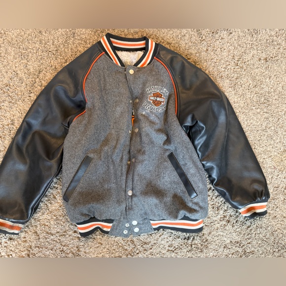 Harley-Davidson Other - Harley-Davidson Kids Black and Gray Jacket